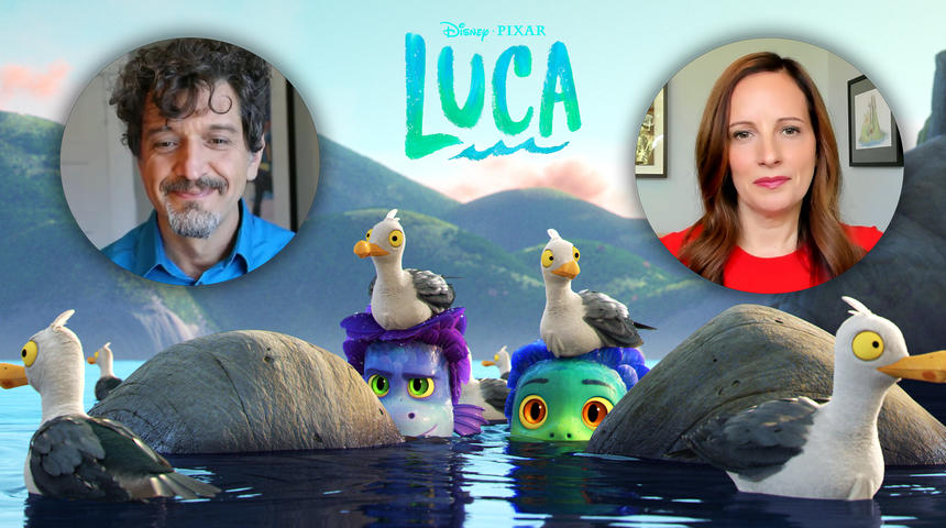Vidéo : Entrevue avec le réalisateur et la productrice du film d'animation Luca