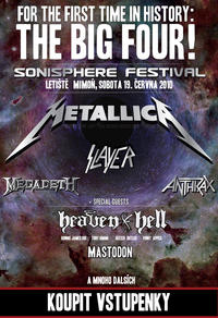 The Big Four: Metal­li­ca, Slayer, Megadeth, Anthrax