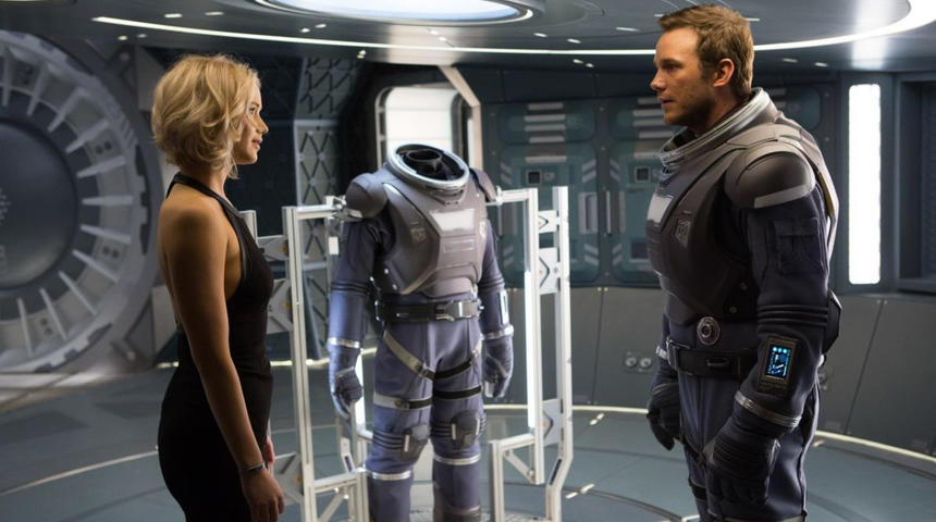 Découvrez la bande-annonce officielle de Passengers avec Chris Pratt et Jennifer Lawrence
